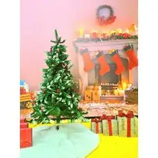 Christmas Tree With Berries საახალწლო ნაძვის ხე დათოვლილი ბოლოებით და კენკრით 150 სმ (OT2073)