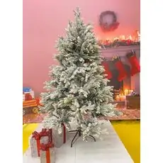 Snow-Covered Christmas Tree საახალწლო ნაძვის ხე დათოვლილი სილიკონის წიწვებით 180 სმ (OT2319)