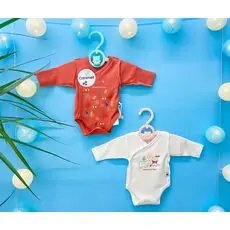 Caramell newborn baby bodysuit ახალშობილის ბოდე 8121 red