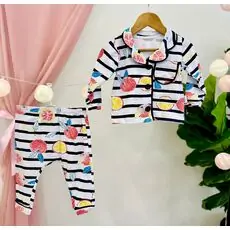 Baby Pajamas Set 2in1 Set MURATBABY Orange 7649 საბავშვო საღამური