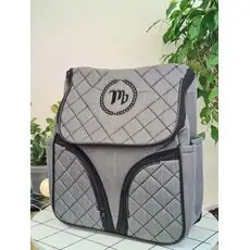 Missi Baby Mama Bag 2228 Dark Grey დედის ჩანთა