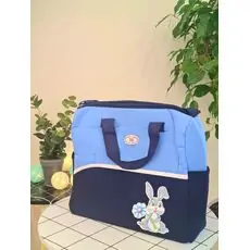 Missi Baby Mama Bag Lovely Bunny Blue დედის ჩანთა