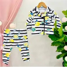Baby Pajamas Set 2in1 Set MURATBABY Lemon 7649 საბავშვო საღამური