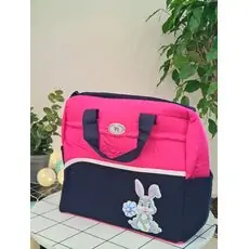 Missi Baby Mama Bag Lovely Bunny Pink დედის ჩანთა
