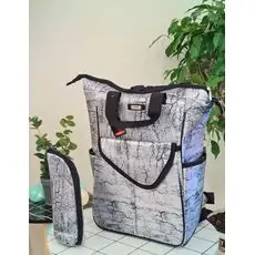 Missi Baby Mama Bag 4069 Grey დედის ჩანთა