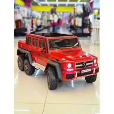Mercedes Benz G65 Red -  ელექტრო მანქანა ტყავის სავარძლით