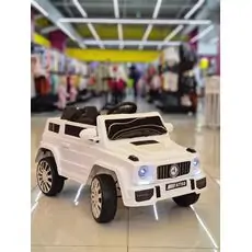 Mercedes-Benz G68 White - საბავშვო ელექტრო მანქანა