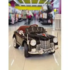 Classic Car For Kids Black - საბავშვო ელექტრო მანქანა