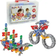 PİLSAN BUILDING BLOCKS CANTALI 128 PCS 03 507 სათამაშო კონსტრუქტორი