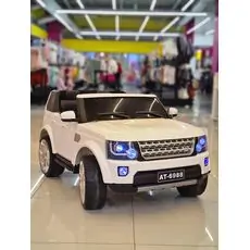 Land Rover Jeep White - საბავშვო ელექტრო მანქანა