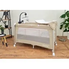 KikkaBoo Dessine Moi Beige საწოლ მანეჟი