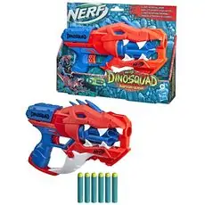 Nerf DinoSquad Raptor-Slash Dart Blaster F2475 ბლასტერი რბილი ტყვიებით