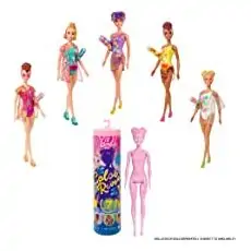 Barbie Color Reveal Dolls MTL-GTR95 თოჯინა ფერის ტრანსფორმაციით