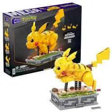 Mega Pokémon Motion Pikachu Construction Set HGC23 პოკემონის კონსტრუქტორი
