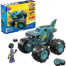 MEGA Hot Wheels Monster Trucks Building Toy Playset HDJ95 სათამაშო ასაწყობი მანქანა