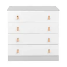 KikkaBoo Chipboard Dresser Elon Grey ახალშობილის გამოსაცვლელი კომოდი