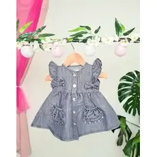 Jeans Dress Maibella MAİ25-0351 საბავშვო ჯინსის კაბა