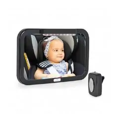 Cangaroo-ს Baby car mirror with LED light მანქანის სარკე ახალშობილისთვის განათებით