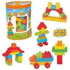 Dede 01255 MULTI BLOCKS 120 PCS სათამაშო კონსტრუქტორი