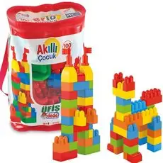 Dede 01023 BRIO BLOCKS 100 Pcs სათამაშო კონსტრუქტორი