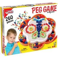 Dede 01144 PEG GAME 260 PCS სათამაშო კონსტრუქტორი