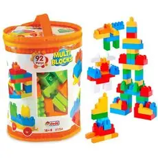 Dede 01254 MULTI BLOCKS 92 PCS სათამაშო კონსტრუქტორი