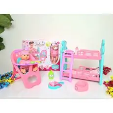 Moni Toys doll 8295 სათამაშო თოჯინა აქსესუარებით