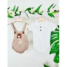 Short And Shirt Set Funny Bear კომბინიზონი