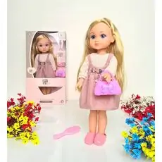 Moni Toys Doll "Elly" 9652 თოჯინა სავარცხლით