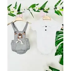 Short And Shirt Set Funny Bear კომბინიზონი