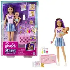 Barbie HJY33 Skipper Babysitters  ბარბის თოჯინა აქსესუარებით