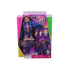Barbie Extra Doll With Burgundy Braids MTL-HHN09 სათამაშო მოდური თოჯინა აქსესუარებით