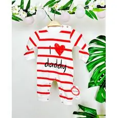 I Love Daddy Romper საბავშვო რომპერი