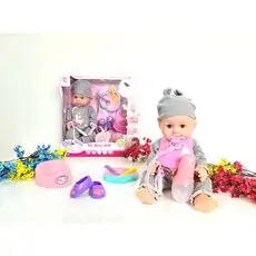 Moni Toys doll 8280 სათამაშო თოჯინა აქსესუარებით
