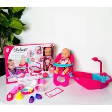 Moni Toys doll 8682 სათამაშო თოჯინა აქსესუარებით