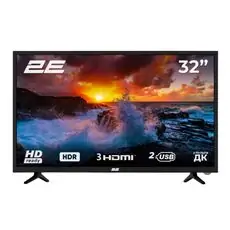 ტელევიზორი 2Е TV LED 32" HD 32D3, Black