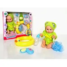 Moni Toys doll with swim ring 30cm 8499 თოჯინა აქსესუარებით