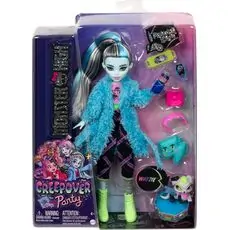 Monster High Doll Frankie Stein Creepover Party HKY68 სათამაშო თოჯინა