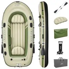 Bestway 65164- Hydro-Force Voyager X3 Raft Set გასაბერი ნავი