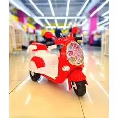 Moped Peppa Pig For Kids Red - საბავშვო ელექტრო მოპედი