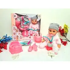 Moni Toys Doll 9592 სათამაშო თოჯინა აქსესუარებით