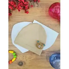 Bobix Baby Hats Little Bear Beige  ახალშობილის ქუდი