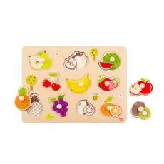 Tooky Toy Fruit Puzzle TY854  - სათამაშო ხილის ფაზლი