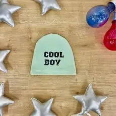 Bobix Baby Hats Cool Boy Light Green ახალშობილის ქუდი