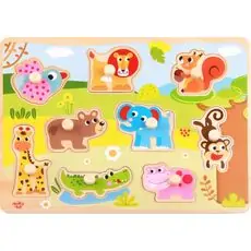 Tooky Toy Animal puzzle TY857  -  სათამაშო ცხოველების პაზლი