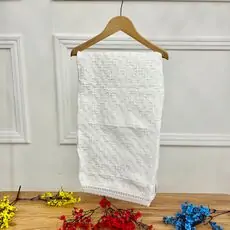 Bobix Baby Blanket White ახალშობილის პლედი