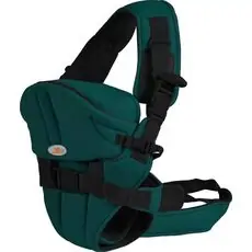 Cangaroo Baby Carrier Carry go 2 Dark Green - ახალშობილის კენგურუ