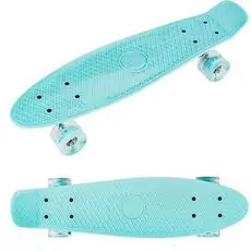 Penny Board Turquoise With LED Wheels პენიბორდი