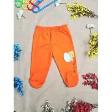 MİNİWORLD 16170 Yellow Chicken, Orange ახალშობილის შარვალი