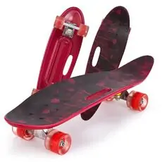 Penny Board Purple Tulip With LED Wheels პენიბორდი